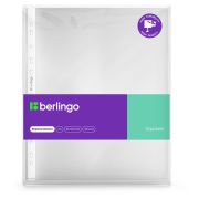 Папка-вкладыш с перфорацией Berlingo «Squares», А4, 30мкм, рельефная текстура, матовая