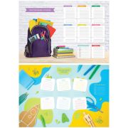 Расписание уроков с расписанием звонков А3 ArtSpace «School»