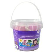 Мелки фигурные для асфальта Гамма «Малыш», ассорти, 16шт., пластиковое ведро