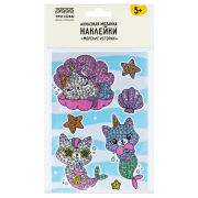 Алмазная мозаика, наклейки ТРИ СОВЫ «Морские истории», пакет с европодвесом