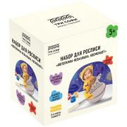 Набор для росписи ТРИ СОВЫ «Фоторамка-Неваляшка. Космонавт», с красками и кистью