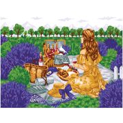 Картина по номерам на картоне ТРИ СОВЫ «Пикник», 30*40, с акриловыми красками и кистями