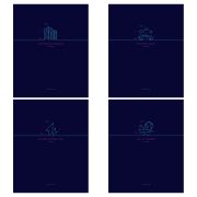 Тетрадь 80л., А5, линия BG «Объекты», неоновый пантон