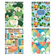 Блокнот А6 60л. на гребне BG «Паттерн. Прекрасный вид»