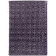 Обложка для паспорта ОfficeSpace кожа тип 3, черный, плетенка