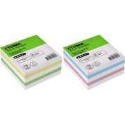 Блок для записей СТАММ «Стандарт», 9*9*4,5см, ассорти