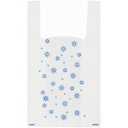 Пакет-майка OfficeClean «Звезды », ПНД, 30+16*60см, 15мкм, белый