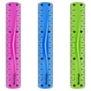 Линейка 15см Berlingo «Flexy», пластиковая, гибкая, ассорти, европодвес