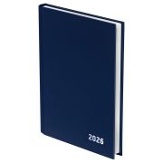 Ежедневник датированный 2026г., А5, 168л., бумвинил, BG, синий